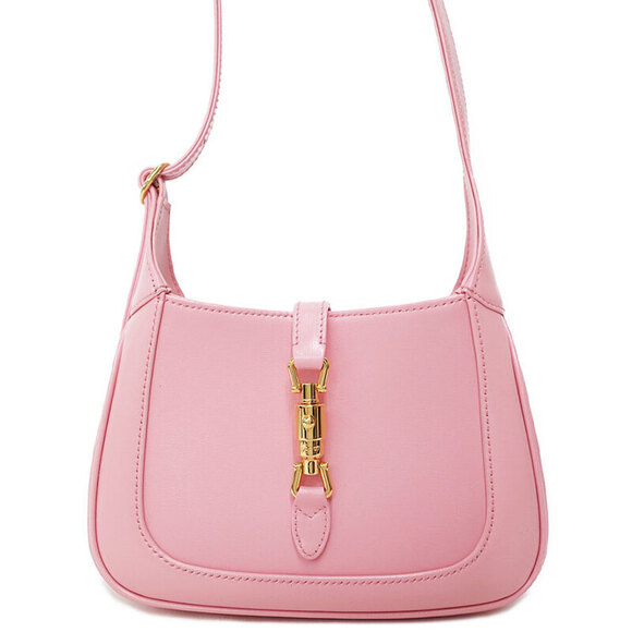 Gucci Handbags - Gucci Jackie 1961 Leather Shoulder Bag pink